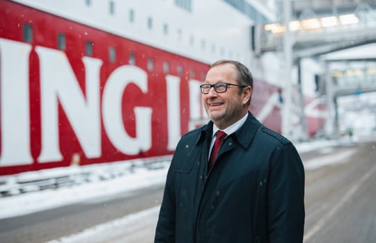 Harri Tamminen, fraktdirektör på Viking Line.