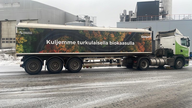 Turun biokaasuauto