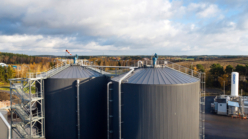 Gasums biogas plant in Turku