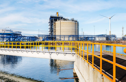 Pori LNG terminal in Finland