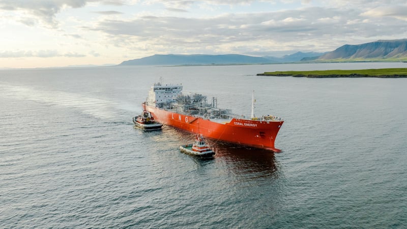 LNG carrier Coral Energy. 