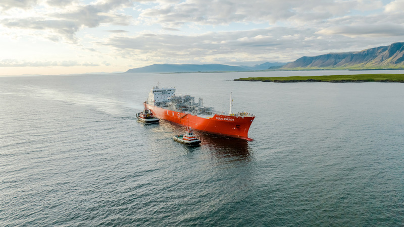 Coral Energy LNG carrier at sea