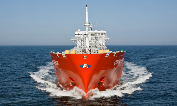 Coral Energy bunkering vessel at sea