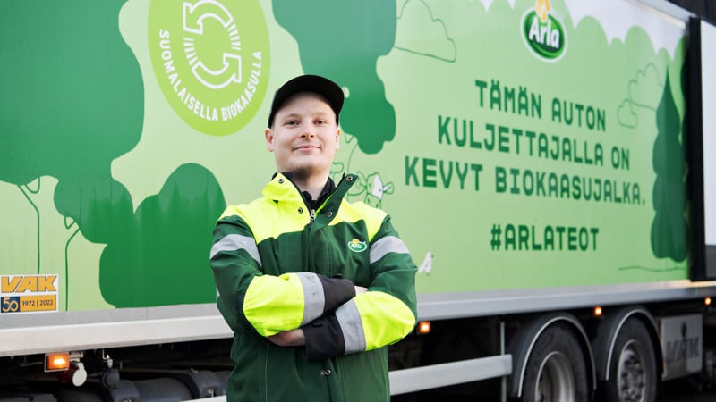Otto Ahola, distribution team leader at Arla