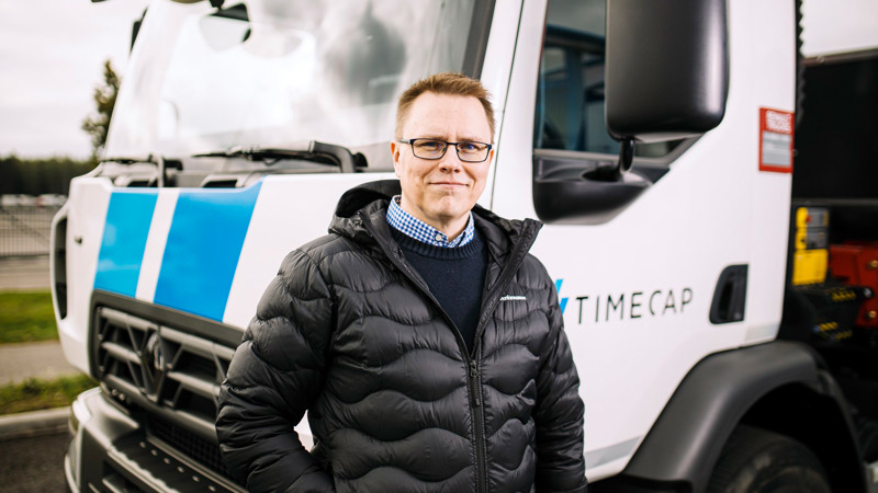 Timecapin toimitusjohtaja Jani Mäkinen